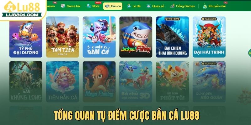  Tổng quan tụ điểm cược bắn cá LU88