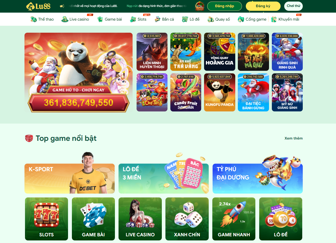 Khám phá các sảnh cược siêu HOT tại LU88